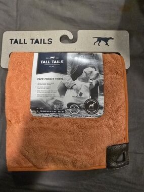 Orange Cape Pocket Towel for Dogs